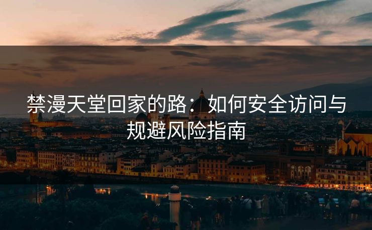 禁漫天堂回家的路：如何安全访问与规避风险指南